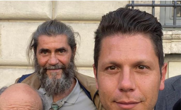 Presidio in solidarietà a Darko Jermanis “colpito dalla repressione di regime” secondo gli organizzatori 