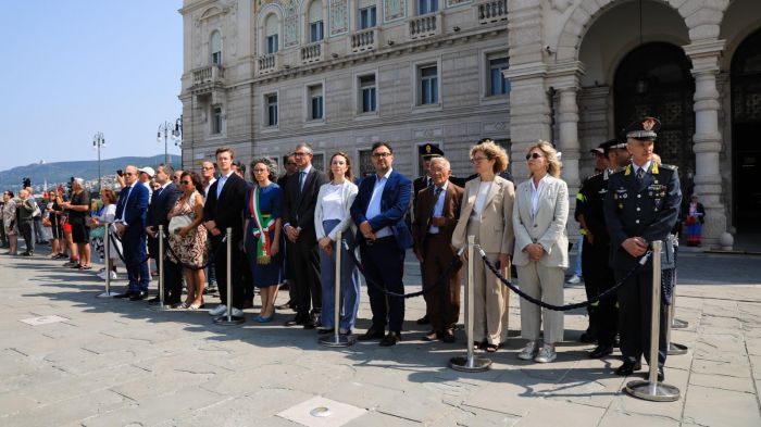 Celebrazione a Trieste per l'80esimo anniversario della fine dell' occupazione Jugoslava