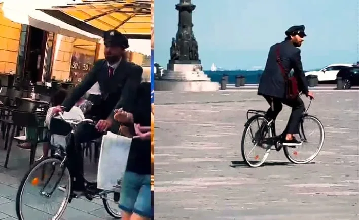 "C’è posta per te" a Trieste: il postino di Maria De Filippi avvistato in bicicletta tra le piazze della città