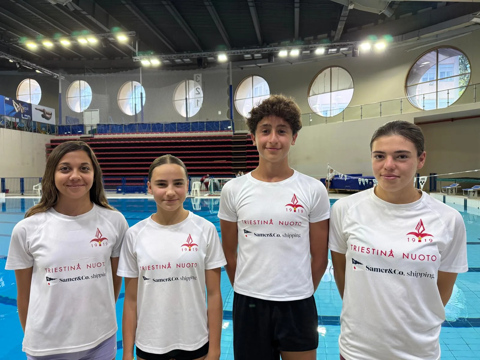 Trieste, quattro giovani talenti della Triestina Nuoto convocati agli Europei Junior di Budapest