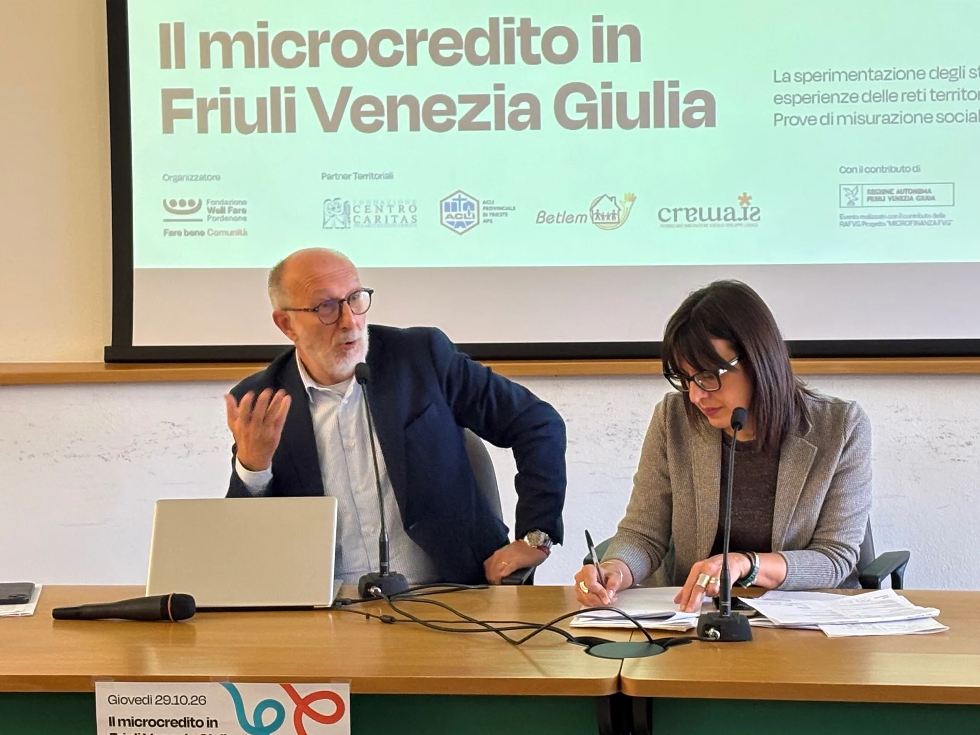 Microcredito: Riccardi, "intercettare il bisogno prima che sia emergenza"