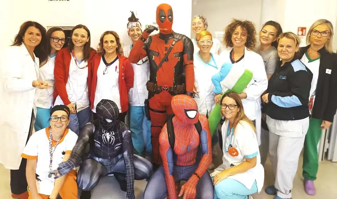 Trieste, i supereroi arrivano al Burlo: Halloween speciale per i piccoli pazienti