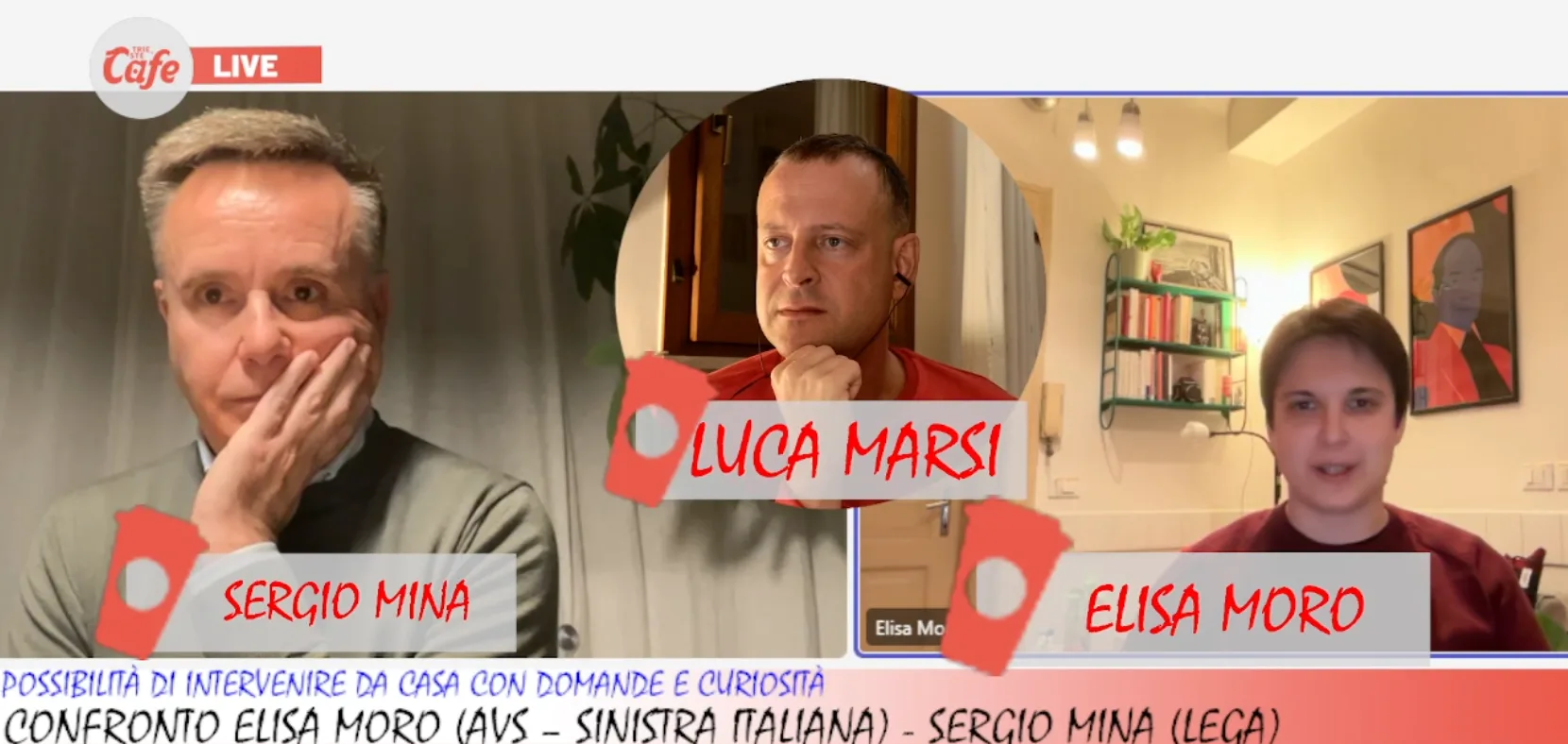 Piazza Libertà,  Moro «Togliere cibo è disumano», Mina «Bisogna far rispettare le regole» (VIDEO)
