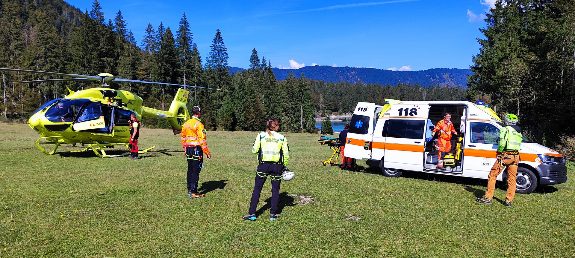 Malore lungo la Ferrata Italiana sul Mangart: soccorso un escursionista a 2.000 metri di quota