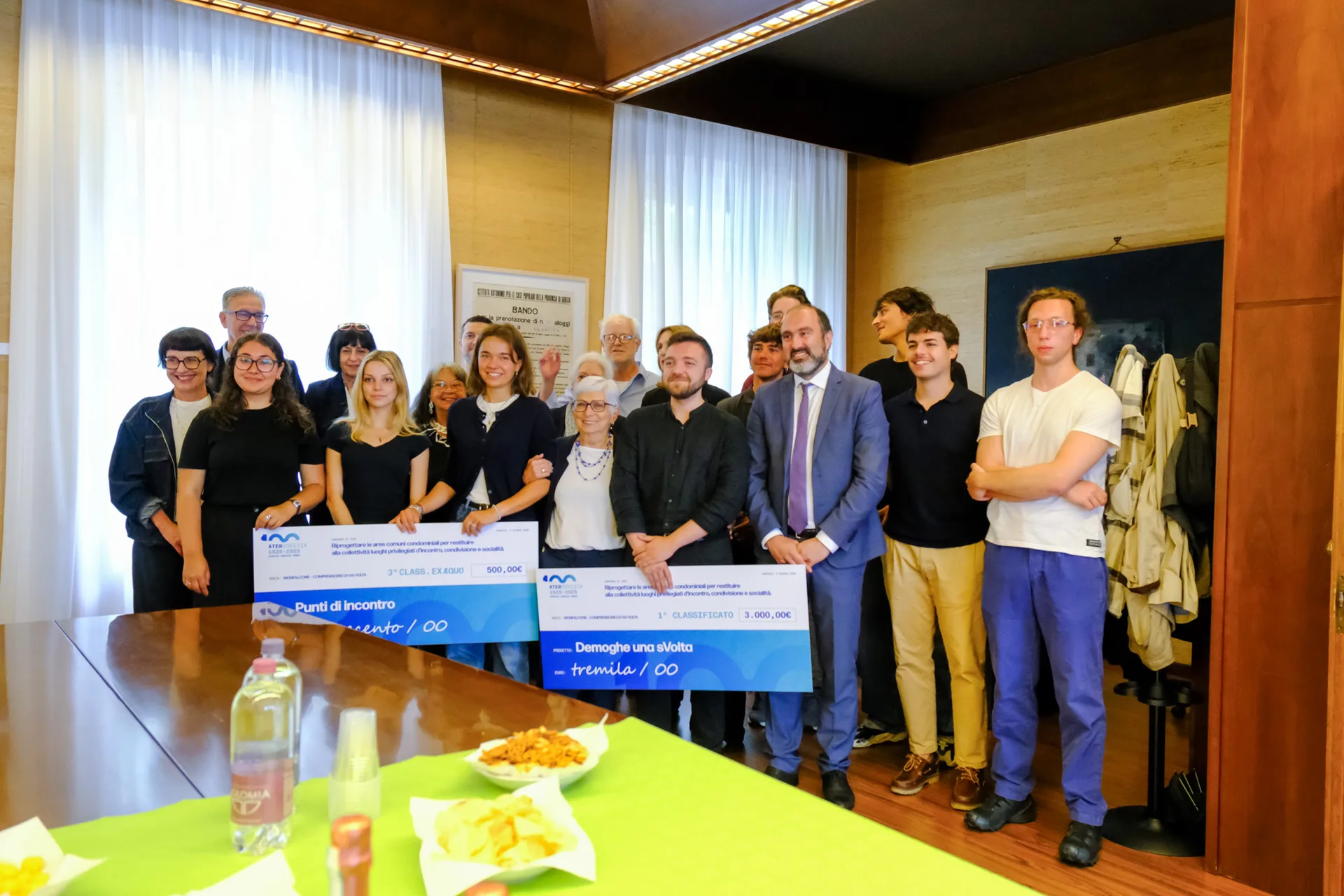 ATER Gorizia, premiati i progetti del concorso di idee per ripensare gli spazi comuni