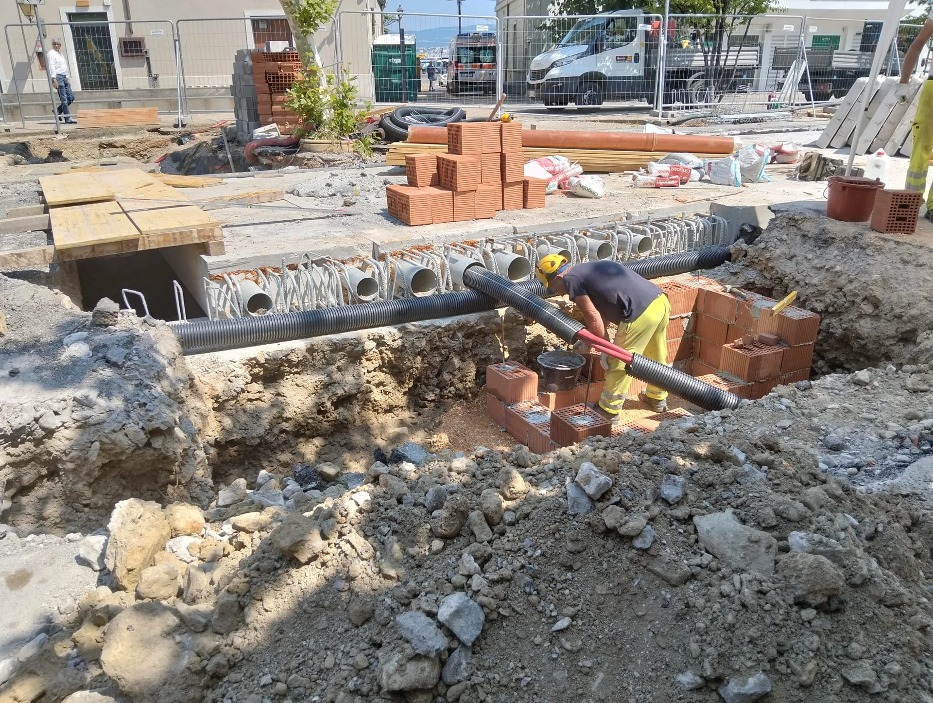 Cantiere Fugnan, proseguono gli interventi di ripristino della copertura del torrente