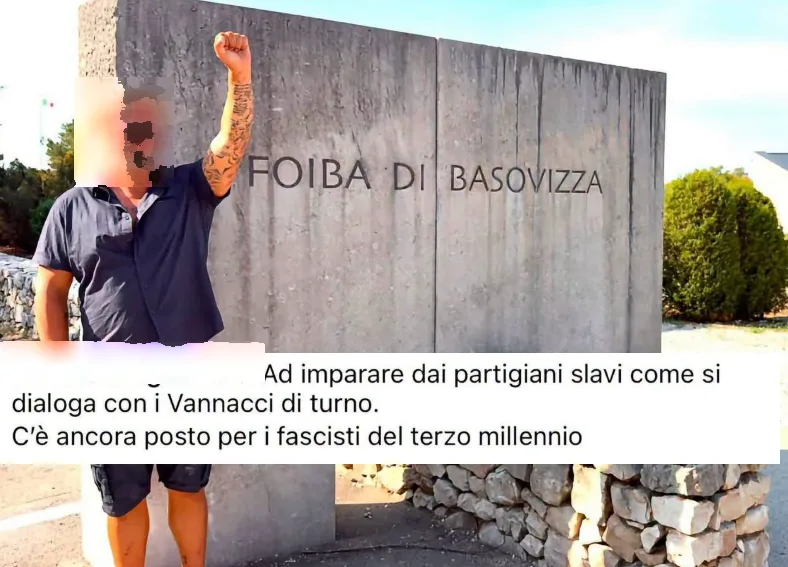 Trieste, provocazione davanti alla Foiba di Basovizza: Matteoni, «Infami anti italiani»