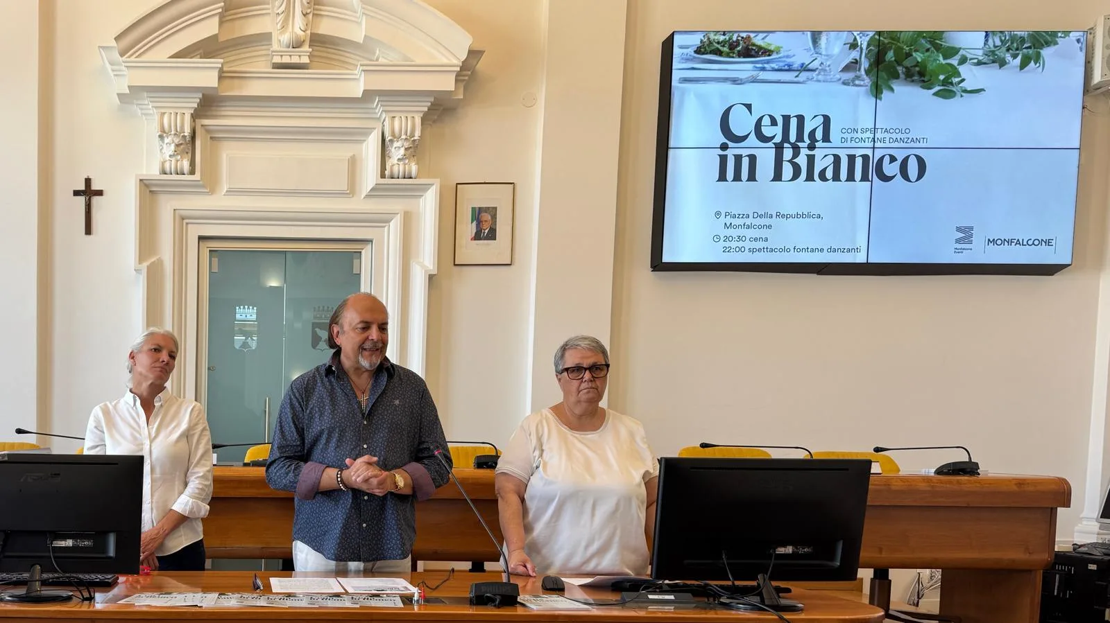 Monfalcone si veste di bianco. Il 17 luglio una cena sotto le stelle in Piazza della Repubblica