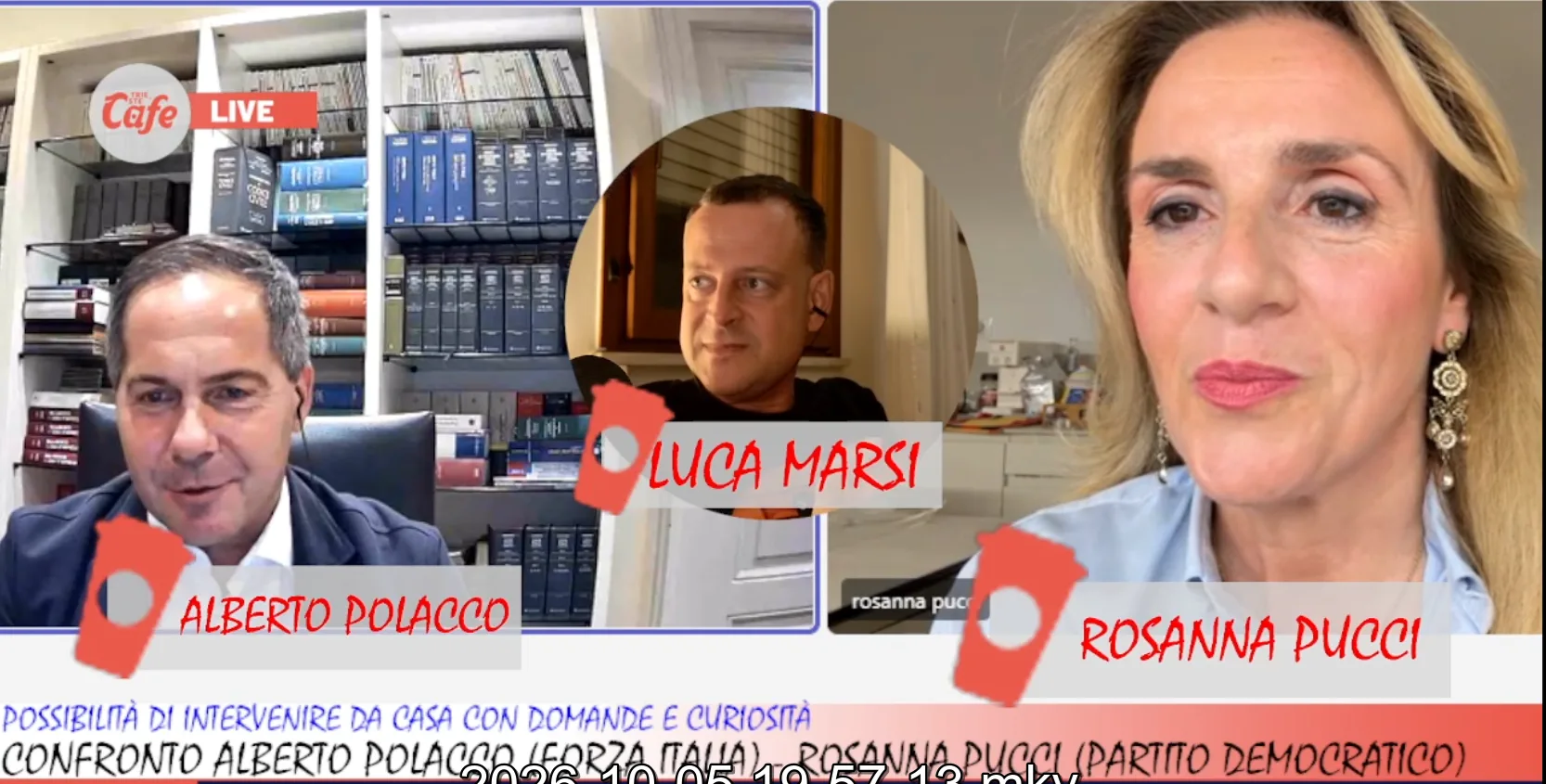 Scintille Polacco-Pucci su sicurezza e immigrazione: «Sinistra è la causa». «Centrodestra ha fallito» (VIDEO)