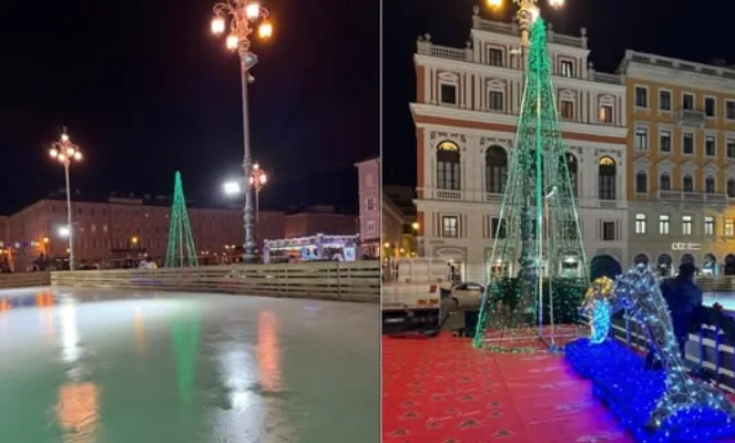 Natale 2026 a Trieste, Dipiazza: «La pista di pattinaggio confermata in piazza Ponterosso» (VIDEO)
