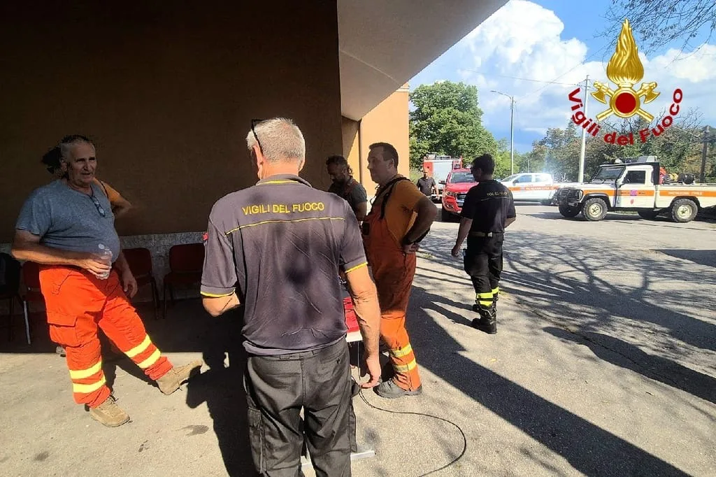 Oggi incendio boschivo a Monrupino (TS)