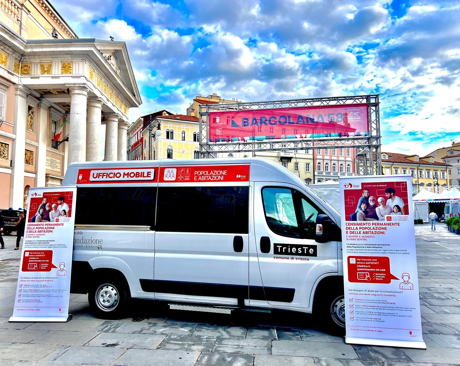 Censimento 2026: gli appuntamenti con l'ufficio mobile dal 19 al 23 ottobre