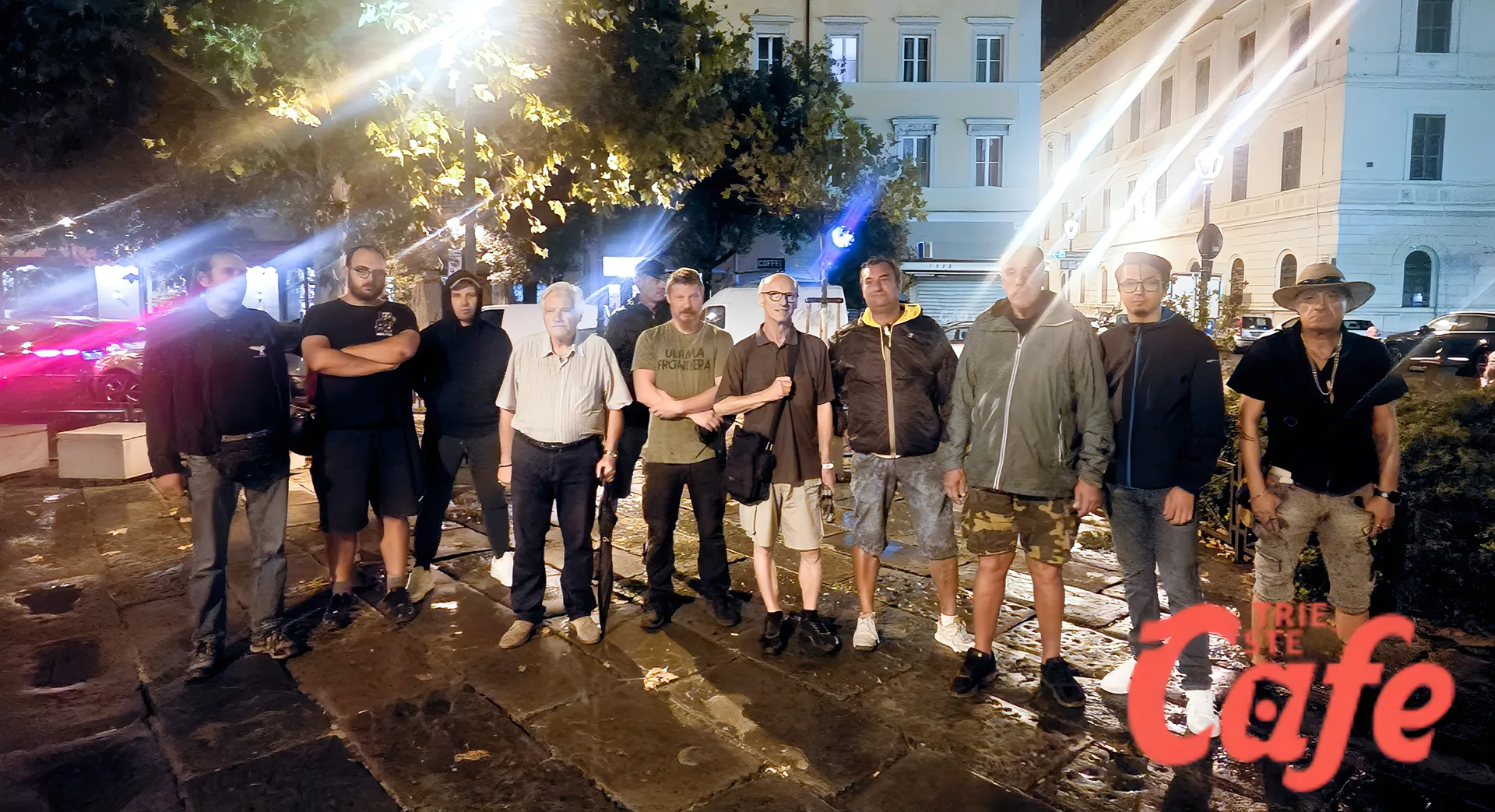Trieste, Forza Nuova manifesta in centro: «Spaccio, pestaggi e illegalità, chiediamo risposte» (VIDEO)