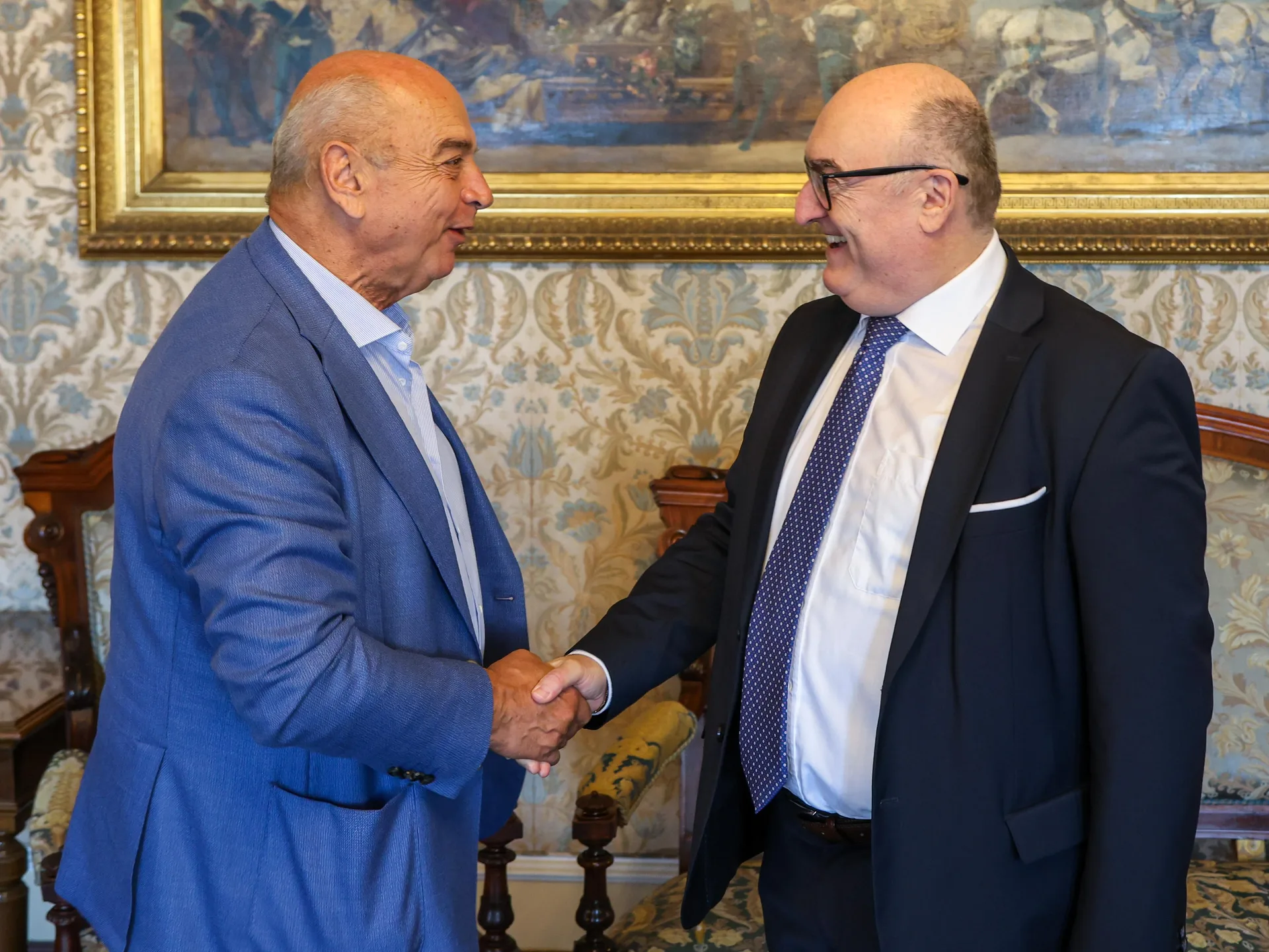 Dipiazza incontra l’ambasciatore sloveno in Italia Matjaž Longar.