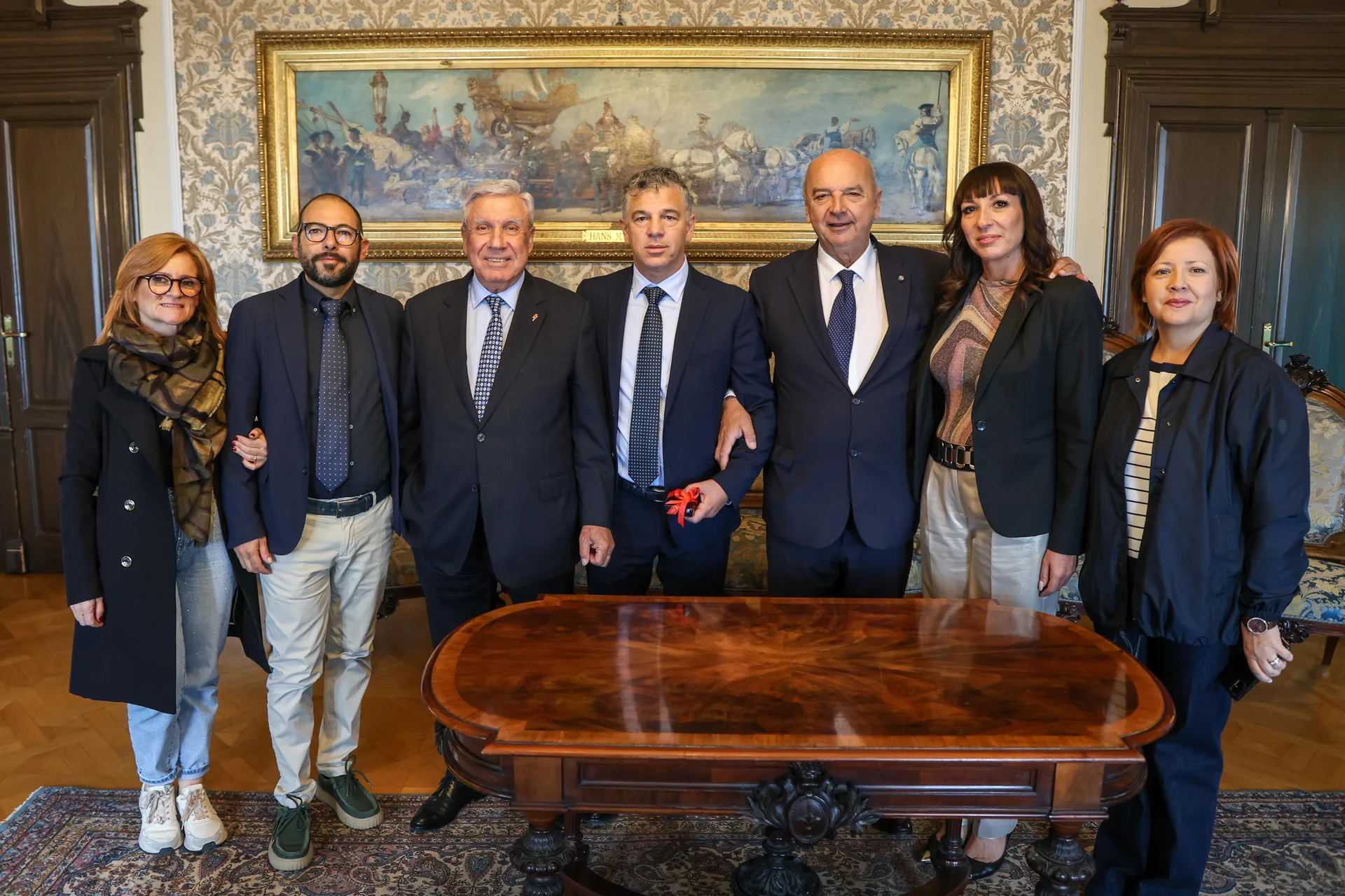 Il sindaco Dipiazza ha ricevuto il primo cittadino di Laterza, Giuseppe Cristella