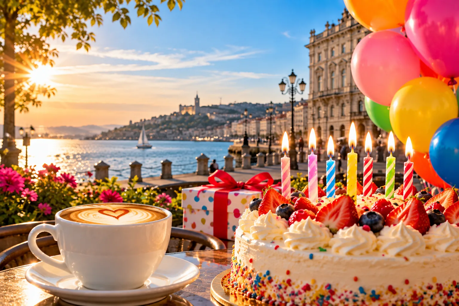 Trieste, il buongiorno social di un triestino: «A chi oggi compie gli anni, buon compleanno!»