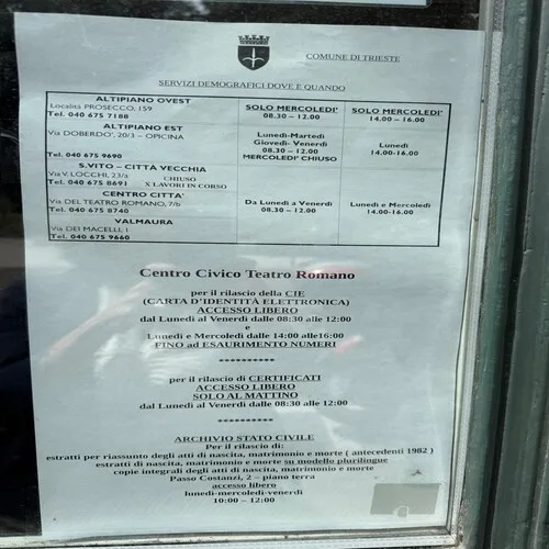 Carte Identità. Famulari (Pd): "File e disagi ai Centri civici di Trieste"