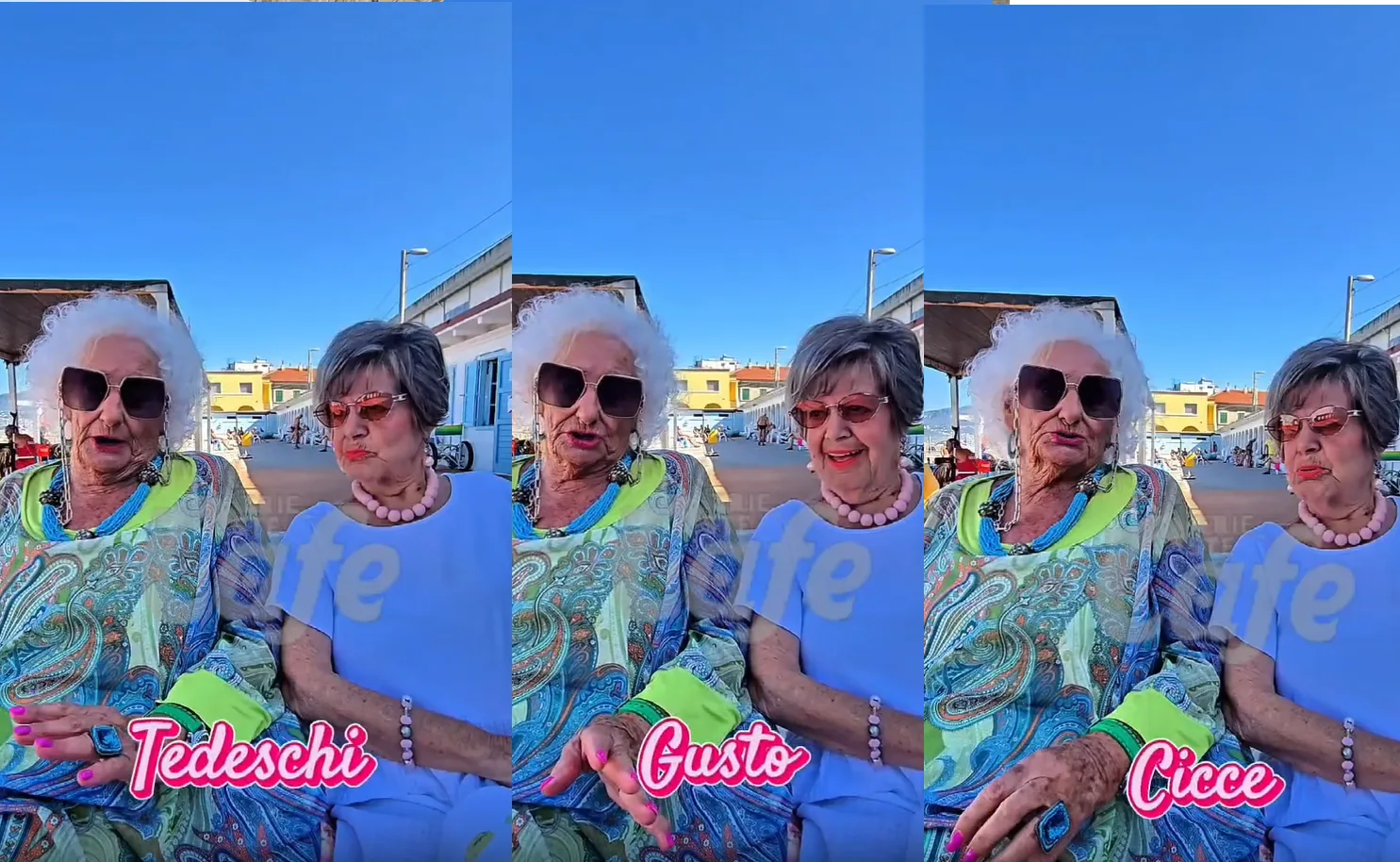 Trieste, bordata di Nunzia e Brigida sul look delle turiste tedesche: «Contro ogni tentazione» (VIDEO)
