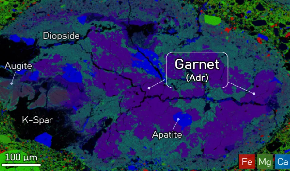 Trieste protagonista nella ricerca spaziale, scoperto per la prima volta il granato in una meteorite marziana
