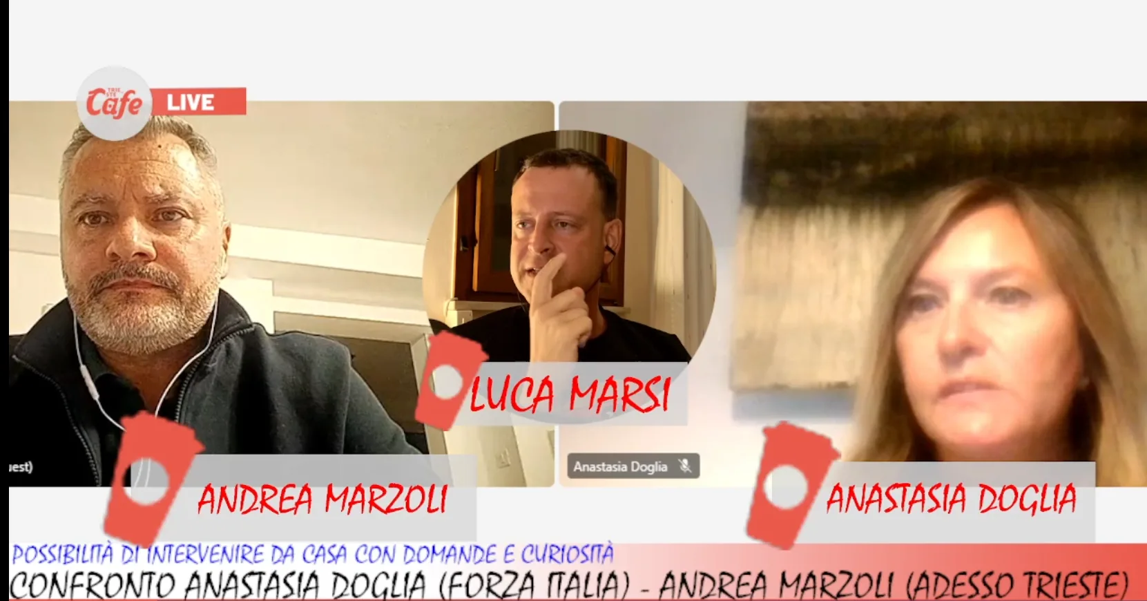 Trieste, Doglia: «regole devono essere rispettate da tutti». Marzoli: «Serve struttura al chiuso» (VIDEO)