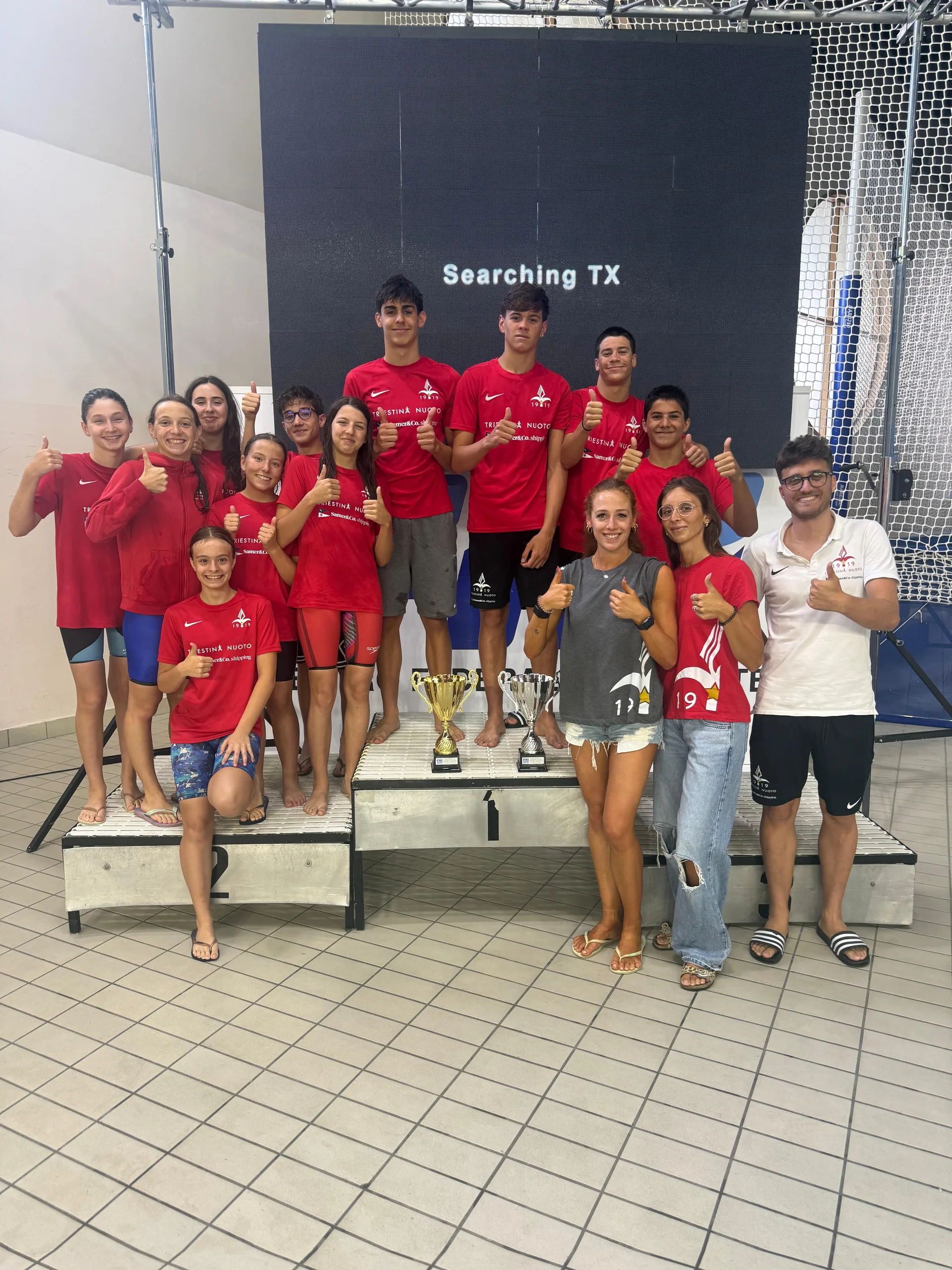 Nuoto: Triestina Nuoto seconda al Campionato regionale a squadre Ragazzi sia nel maschile sia nel femminile