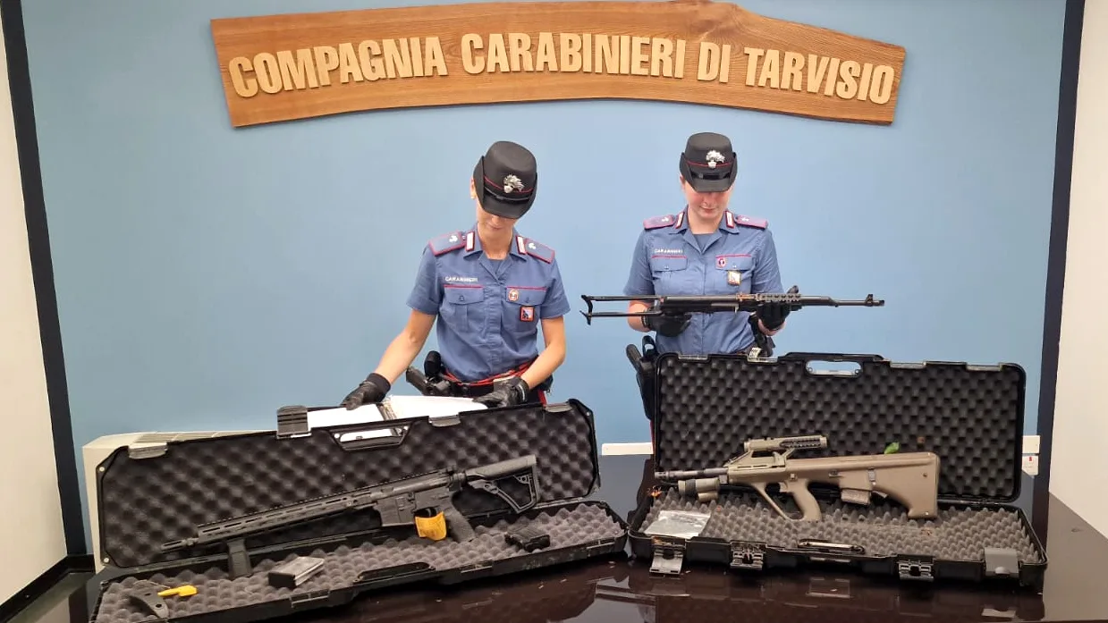Tarvisio, tre fucili d’assalto nascosti nel bosco: armi collegate a fatti criminali in Austria