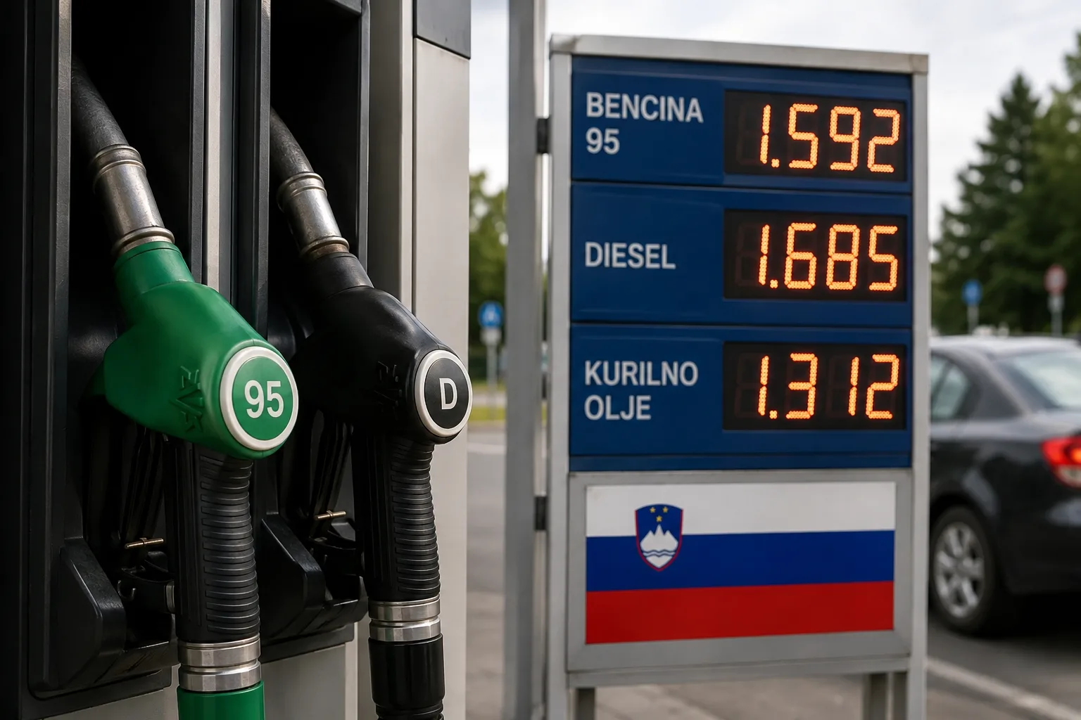 Slovenia, cambiano i prezzi dei carburanti: cala la benzina, sale il diesel