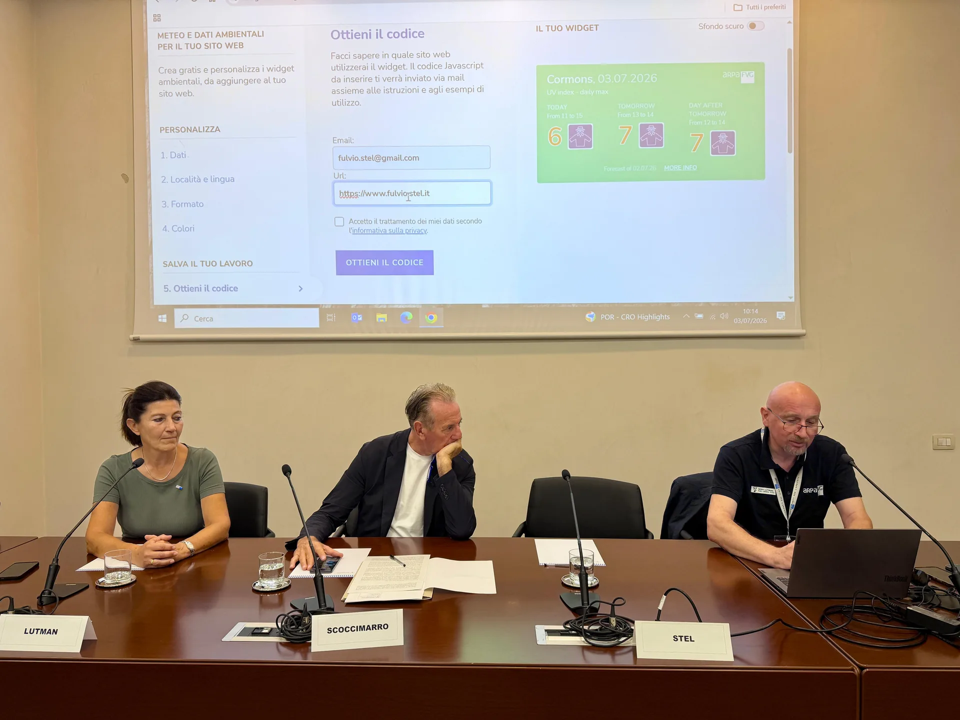 Arpa. Scoccimarro, "Widget UV" per controllo livello radiazioni UV