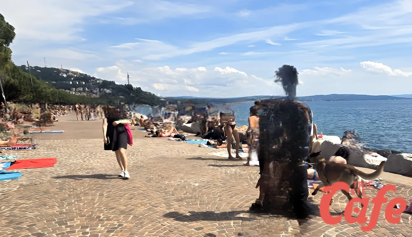 Barcola, proteste tra i bagnanti: “Il cane disturbava le persone, poi sono partiti gli insulti”