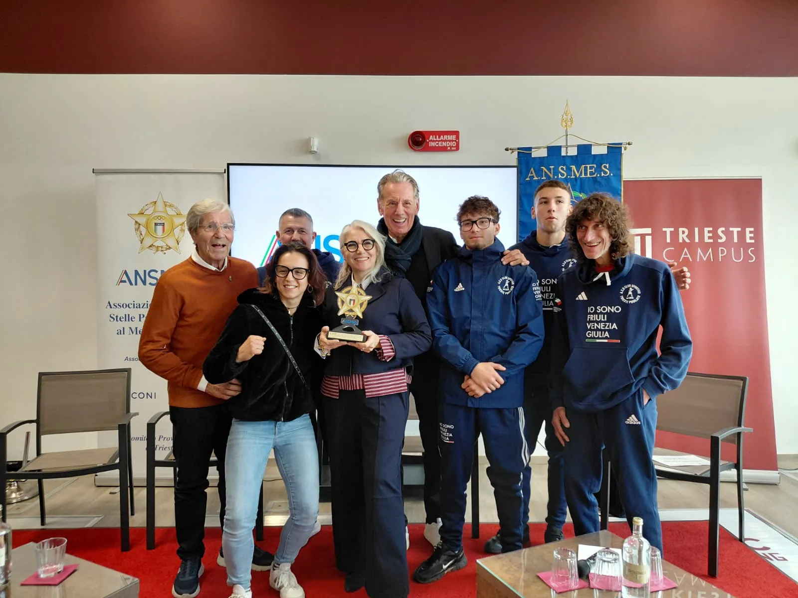 Onorificenze: Scoccimarro, "Benvenuti campione nello sport e nella vita"