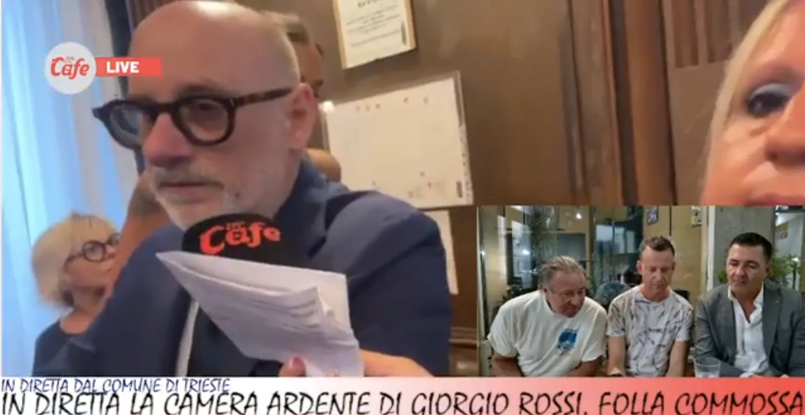 Carlo Grilli in lacrime per Giorgio Rossi: "Un grande amico, si sentirà tanto il vuoto" (VIDEO)
