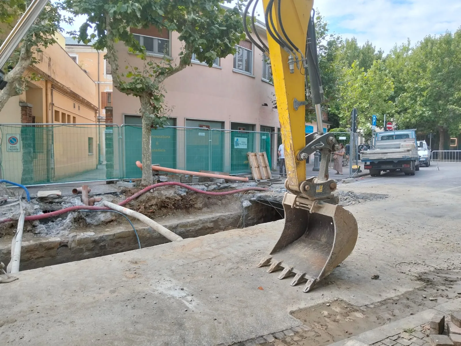 Muggia, il cantiere del torrente Fugnan entra nel vivo: lavori su via Roma, poi toccherà a via Mazzini