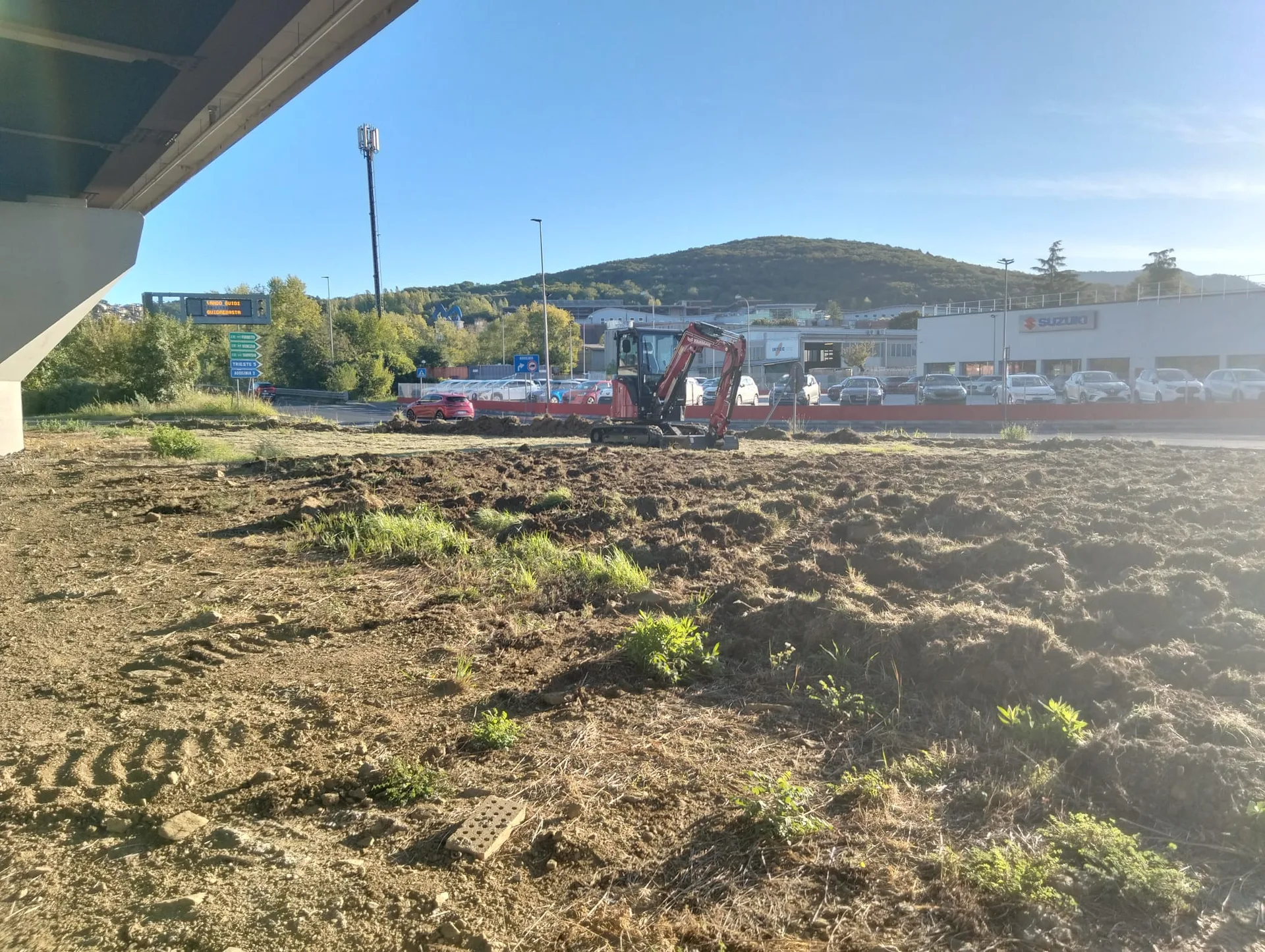 Muggia. Al via i lavori alla rotatoria su via delle Saline