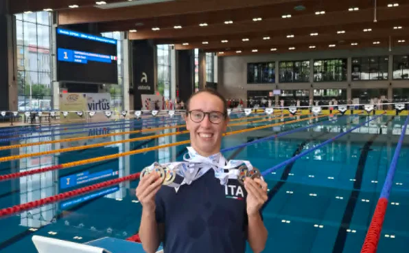 Sei ori europei e due record italiani, la triestina Giorgia Marchi scrive la storia del nuoto paralimpico