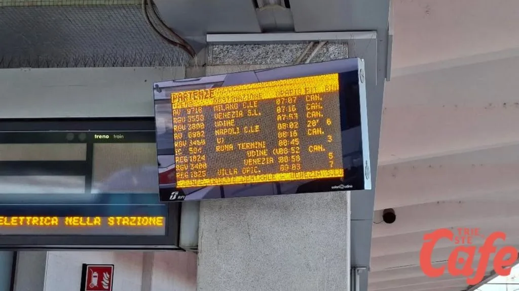 Circolazione dei treni rallentata nel nodo di Trieste per un guasto