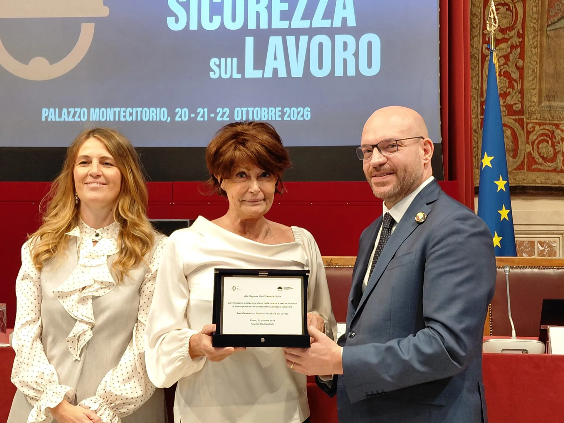 Lavoro Fvg. Rosolen a Roma, la Carta di Lorenzo premiata a Montecitorio