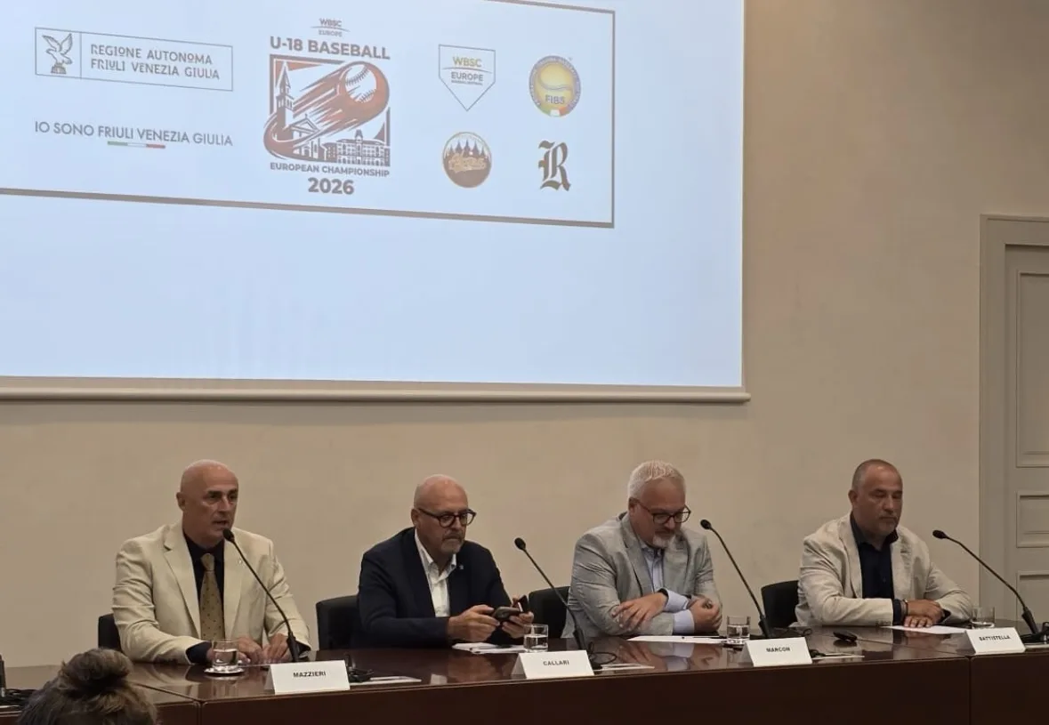 A Trieste è stato presentato l'Europeo di Baseball Under 18
