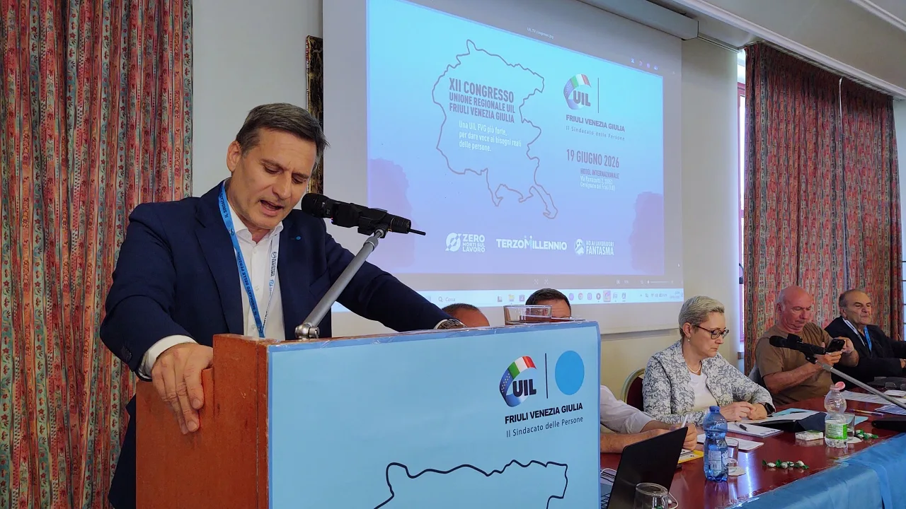 Congresso UIL FVG, Zorn: “Basta contratti pirata, servono stipendi più alti e una tassa sull'Intelligenza artificiale”