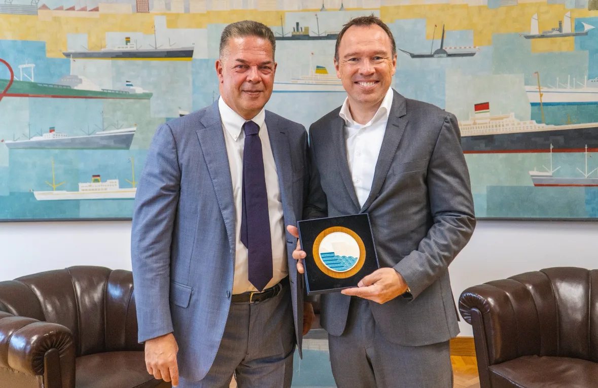 Porto di Trieste, incontro tra il presidente Consalvo e il CEO di DFDS Hansen